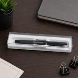 2 In 1 Black Matte Roller Pen — personalized roller pen by Hadiyah Gifting