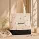 Tulip Noor Personalized Arabic Name Tote Bag