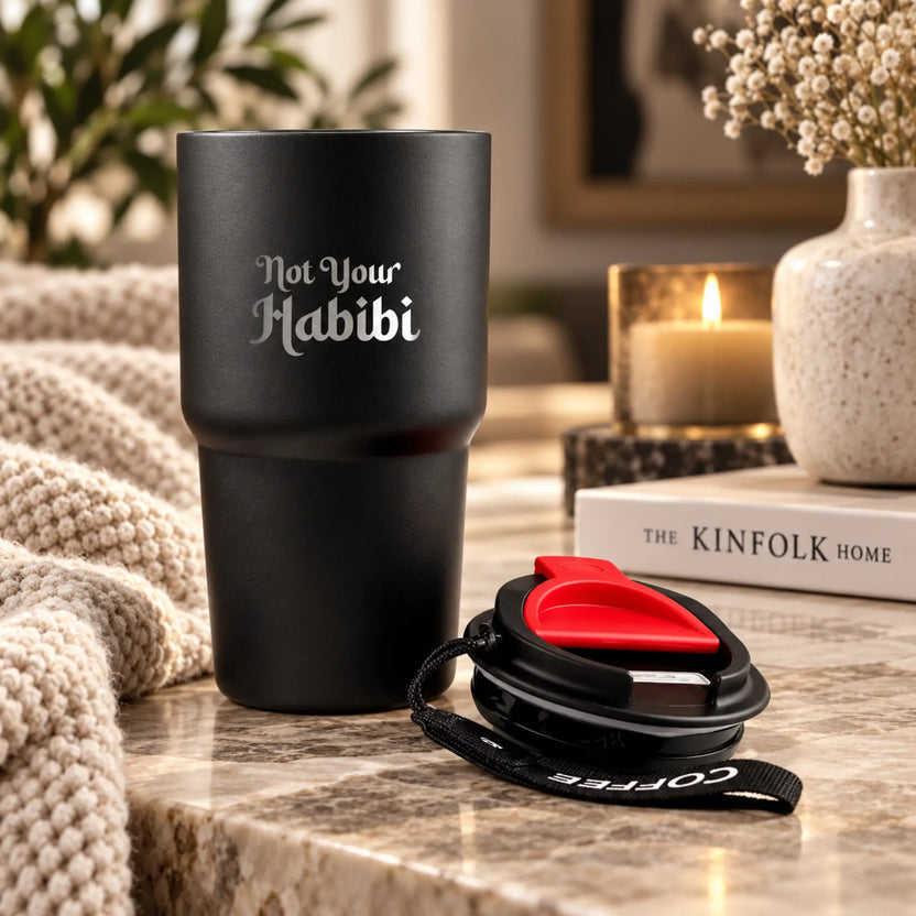 Not Your Habibi Personalized Black Sipper Main image