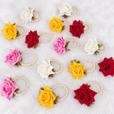 Floral Bracelet Favors with name