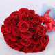 Classic Aura 12 Red Roses Bouquet shown from a different angle