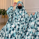 Zumurrud Full Length Printed Cotton Namaz Makhna