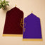 Maroon & Purple Dome Couple Janamaz with Heart