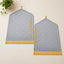 Grey & Grey Dome Couple Janamaz with Heart