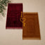 Maroon & Maroon Rectangle Couple Janamaz with Heart