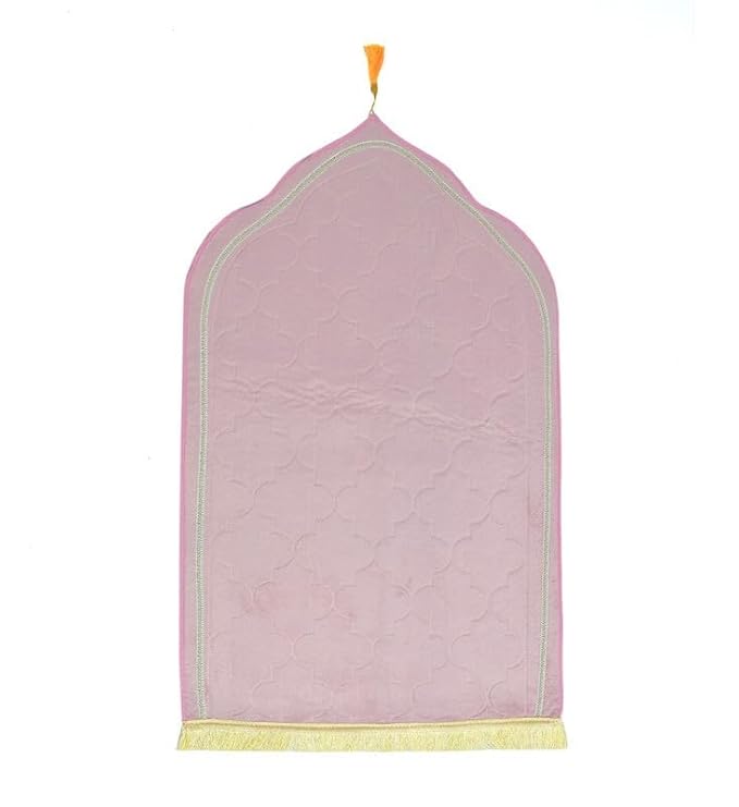 Pink Dome Premium Janamaz with name