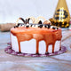 Lipsmacking Premium Butterscotch cake — front view, freshly baked