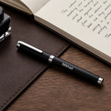 Premium Metal Coated Roller Pen shown up close with premium finish detail