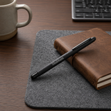 2 In 1 Black Matte Roller Pen shown up close with premium finish detail