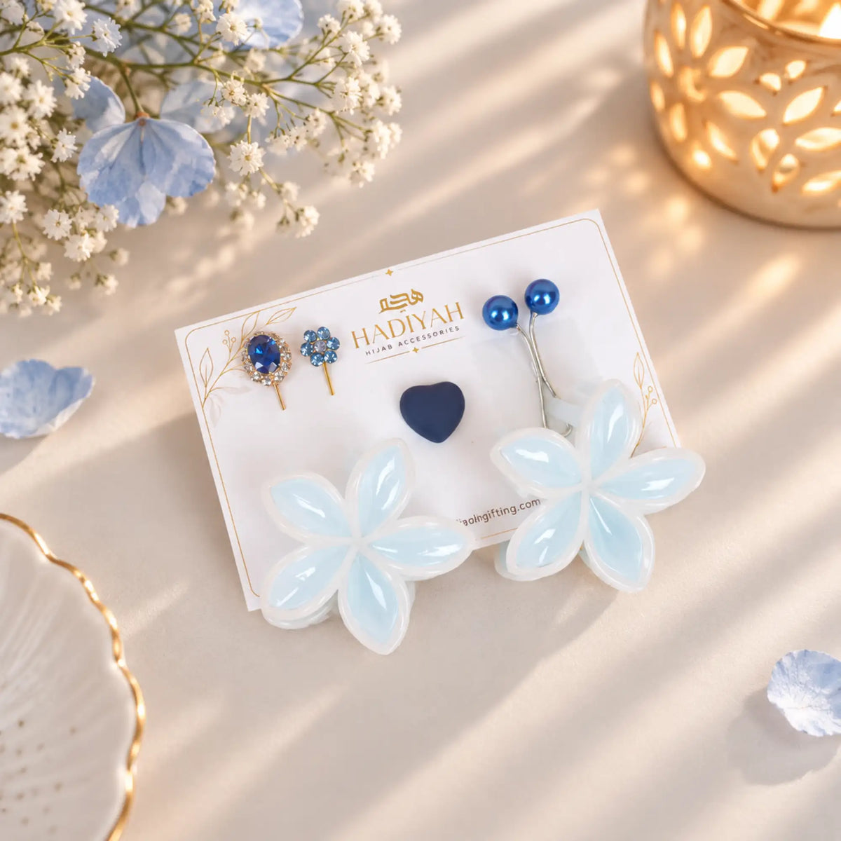 Blue Pin Card