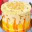 Order Delicious Rasmalai Cake online featuring saffron cream, dry fruits, and rose petals. Perfect Indian-flavored dessert for celebrations.