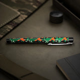 Camouflage Design Roller Pen shown up close with premium finish detail
