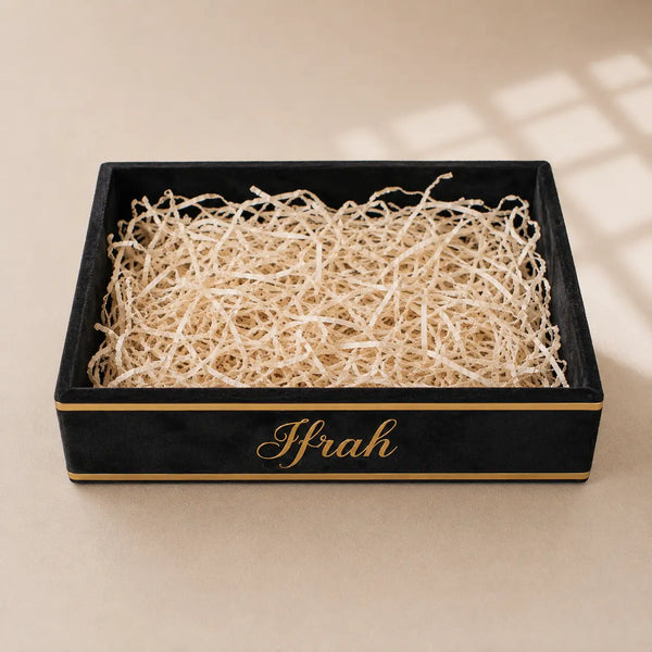 Black Velvet Tray