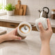 Brewster Borosilicate Mug with Frother, Stirrer & Beater