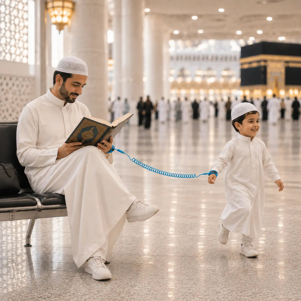 Child Safety Wrist Link Band for Hajj & Umrah