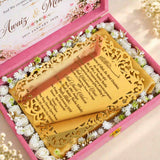 Paigham-e-Qubool Royal – Personalised Nikah Invitation Box with Golden Frame