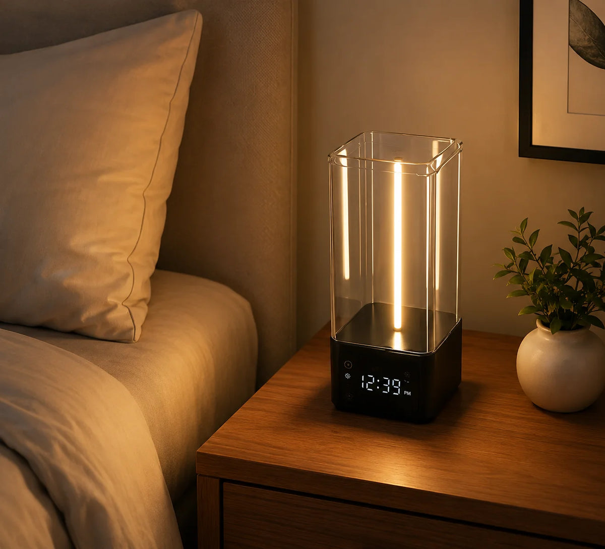Polaris Magnetic String Light with Clock & Alarm