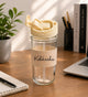 FlipSip Glass Mug with Dual Sipper Lid & Mobile Stand – 420 ml