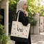 Rose Noor Personalized Arabic Name Tote Bag