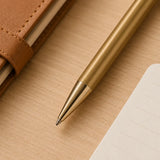 Glide Premium Ball Pen with Gold Finish in elegant gift-ready packaging