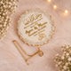 Off-White Stones – Personalised Couple Nikah Frame