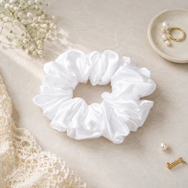 White Scrunchie