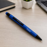 Full Pollux Black & Blue Premium Ball Pen — personalized ball pen by Hadiyah Gifting