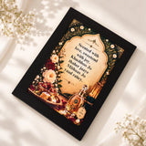Royal Attar wedding favor display frame with personalised attar favors