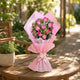 8 Pink Roses
