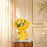 8 Yellow Roses — fresh flower bouquet | Hadiyah Gifting
