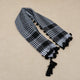 Classic Checked Men’s Scarf with Tassels