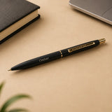 Sterling Gold Pollux Premium Ball Pen in elegant gift-ready packaging