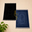Black & Grey Rectangle Couple Janamaz with Heart