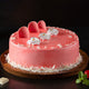Fudge Cream Cake - Rich Layered Dessert | Chocolate Fudge featuring pink frosting, white chocolate shavings, and decorative toppings.