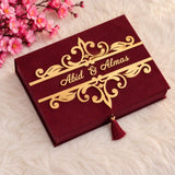 Maroon Sequence Amaanat-e-Nikaah (امانت نکاح) Bridal Quran Set