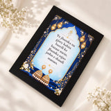 Jhumka-e-Jashn wedding frame displayed with jhumka wedding favors