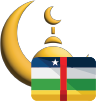 Africa logo featuring vibrant colors like green, yellow, red, and black, with symbols such as the continent's outline or wildlife like elephants and lions, representing the diverse cultures, rich heritage, and unity of the African continent.