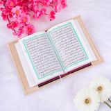 Offwhite Flakes Couple Ibadah Set – Arabic Quran with offwhite velvet cover