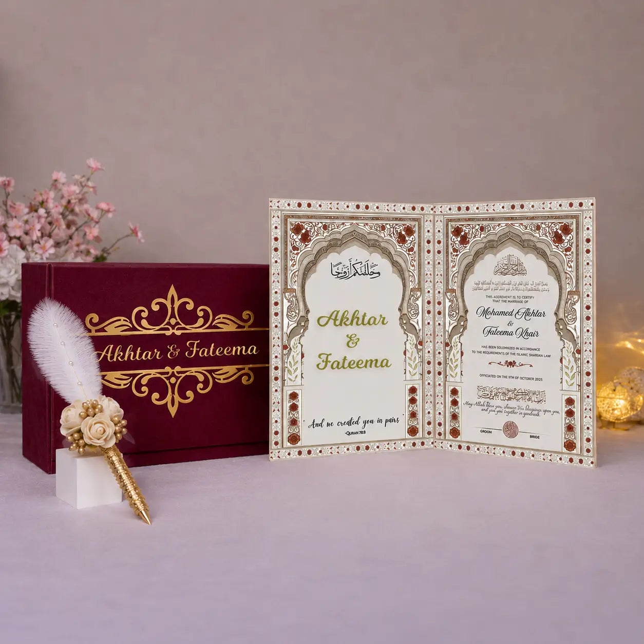 Aswad-e-Ishq Nikah Nama Hamper Secondary image