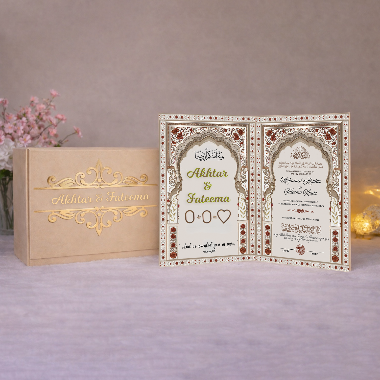Aswad-e-Ishq Nikah Nama Hamper Secondary image