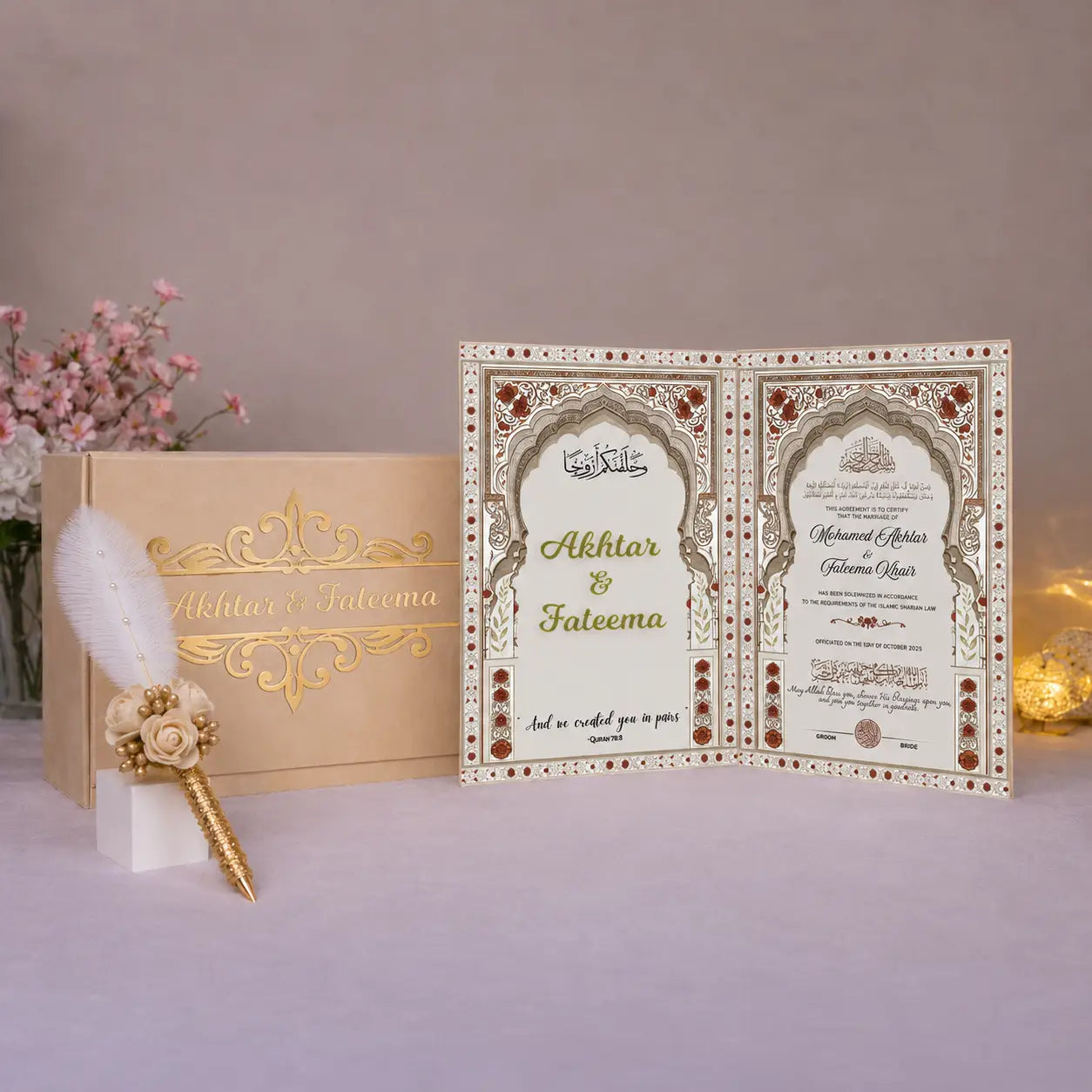 Aswad-e-Ishq Nikah Nama Hamper Main image