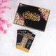 Black and gold Quran box with floral design