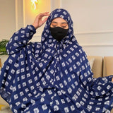 Bahr Full Length Printed Cotton Namaz Makhna — modest Islamic wear