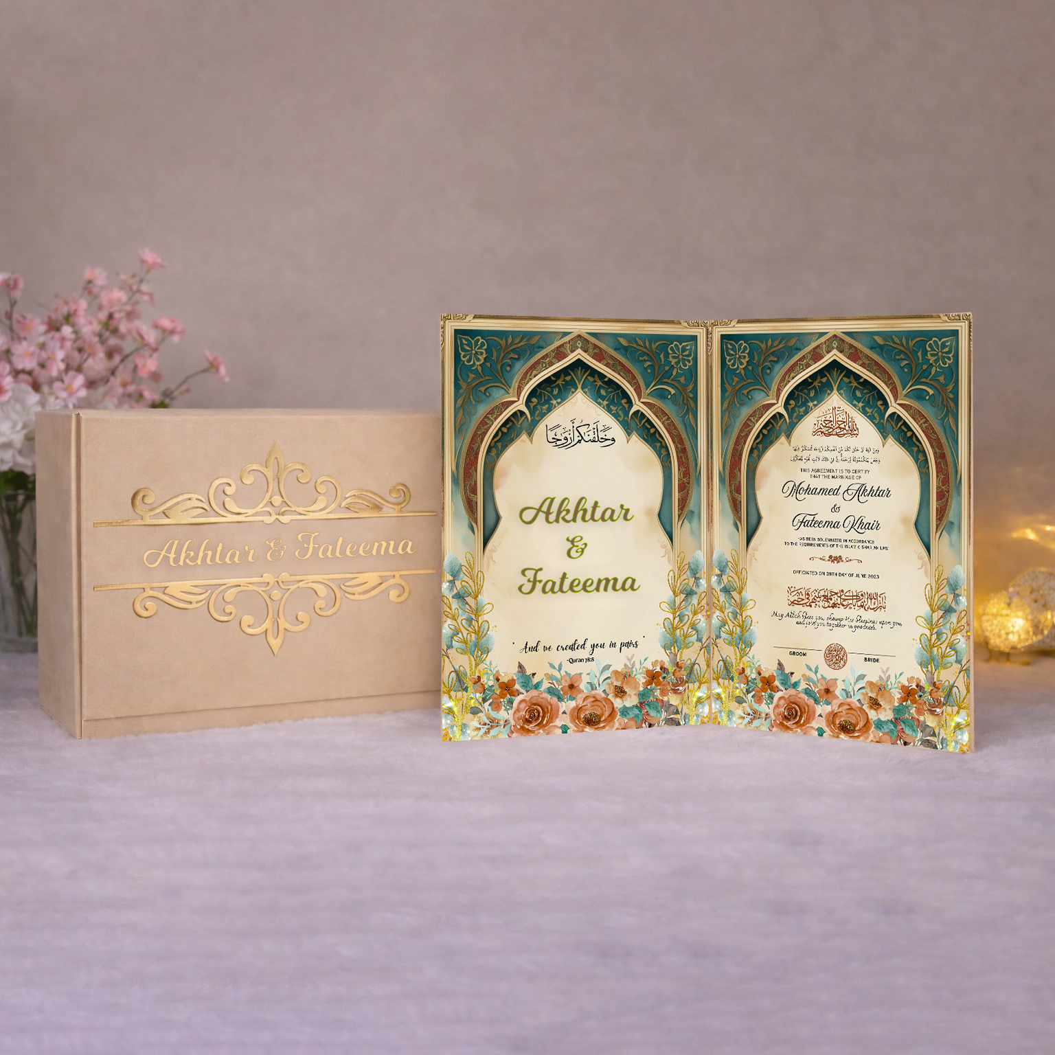 Barqat-e-Zareen Nikah Nama Hamper Secondary image