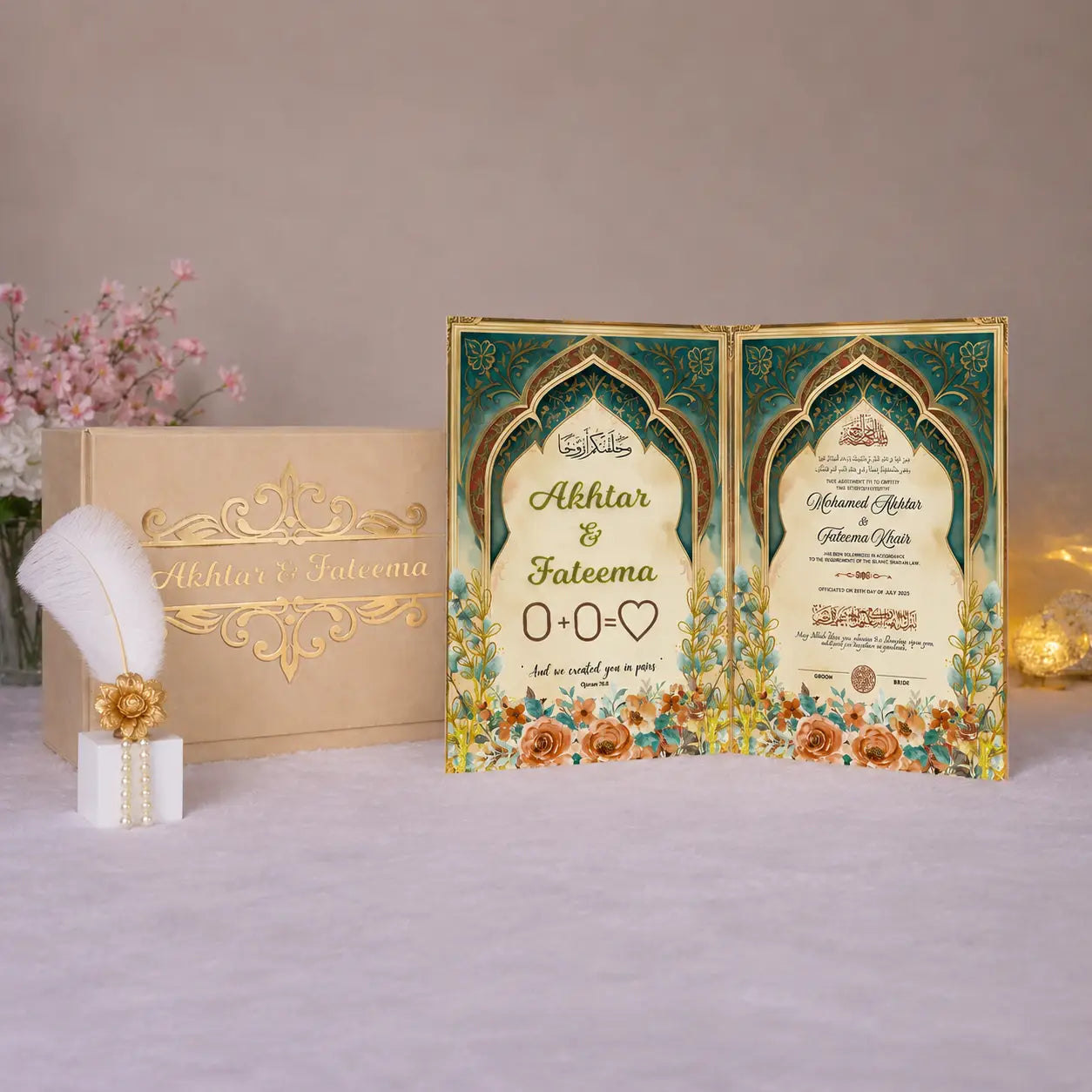 Barqat-e-Zareen Nikah Nama Hamper Main image