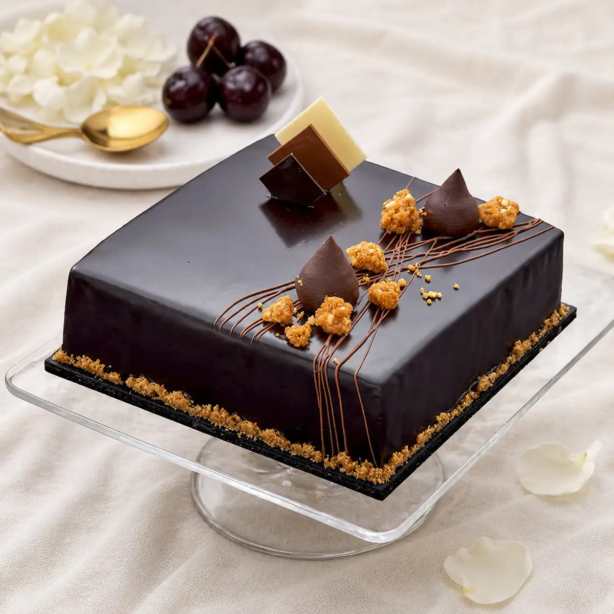 Belgium Chocolate Truffle Cake — cake, order online | Hadiyah Gifting