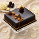 Belgium Chocolate Truffle Cake — cake, detail view