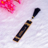 Black and gold Islamic bookmark from Black Sawab-e-Jariya Bling Collection