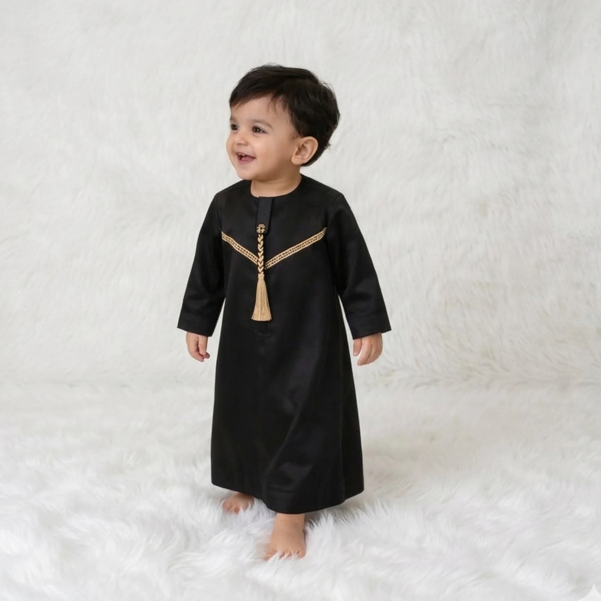 Black Kids Thobes Omani Style