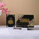 Premium Quran gift box and matching Quran from the Black Floral Pearl Sawab-E-Jariya Hamper. Perfect for Khatm-al-Quran and Eid gifts.